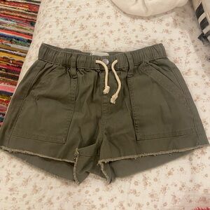 No Boundaries Olive Cargo Shorts